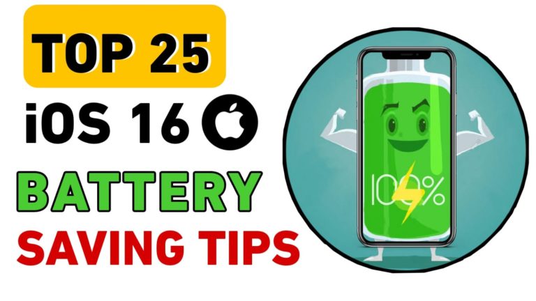 Top 25 ios 16 battery saving tips